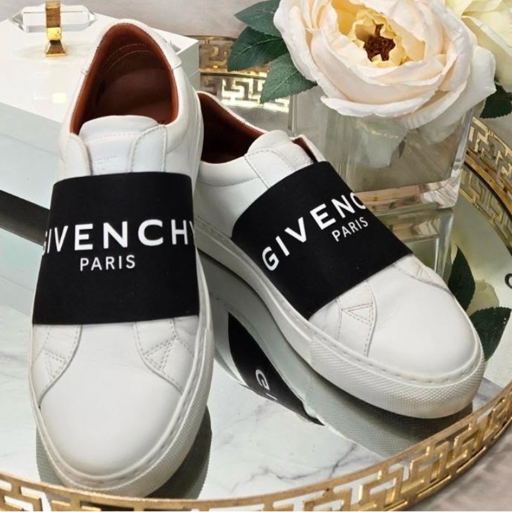 Givenchy Women's White Slip-On Sneakers
